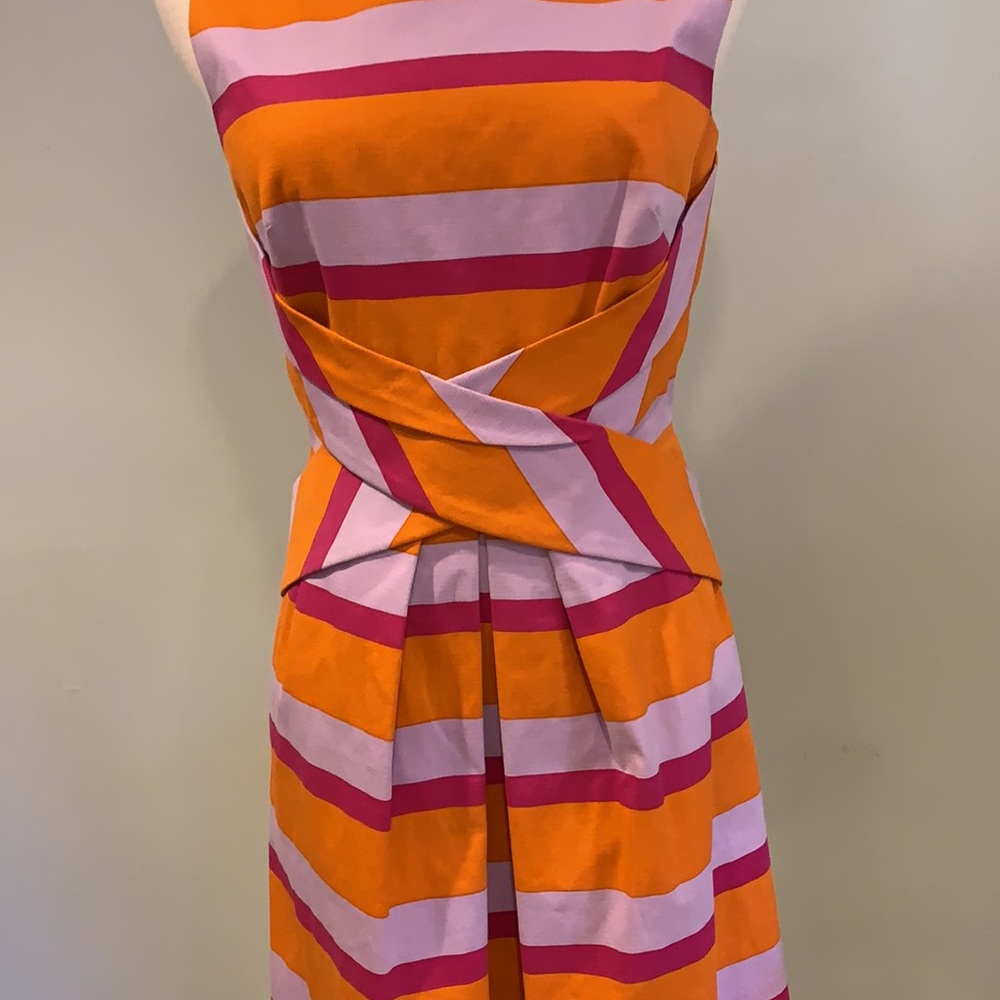 Sara Campbell - Women’s Mini Dres - Stripes Tank Top Preppy colorblock - Picture 3 of 8